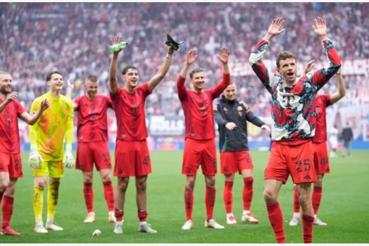 Bayern Munich title winners
