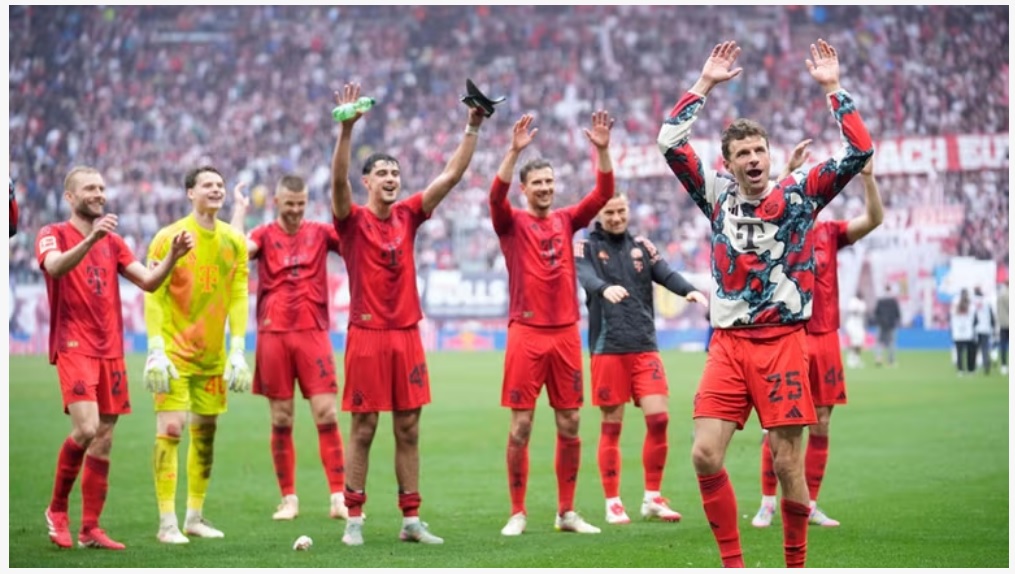 Bayern Munich title winners