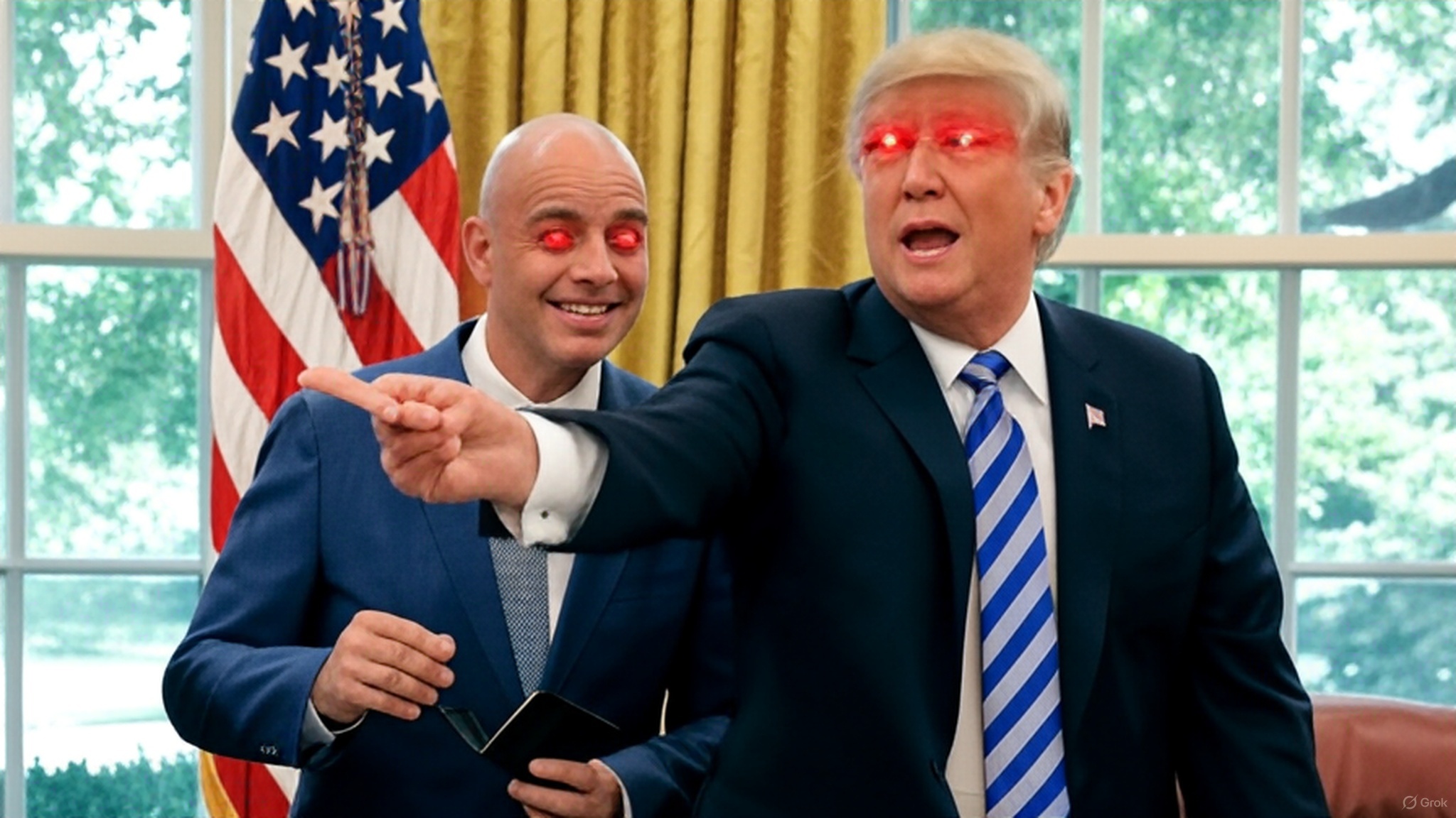Infantino Trump FIFA
